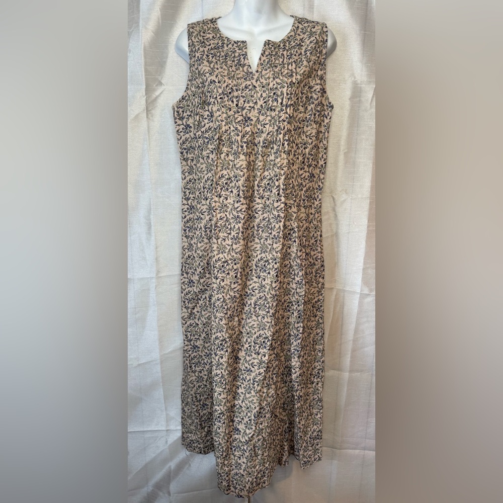 Floral Sleeveless Maxi Dress - Picture 1 of 7